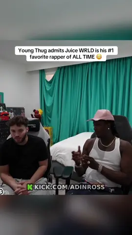 Young Thug admits Juice WRLD is his #1 favorite rapper of ALL TIME 😳 #adinross #youngthug 
