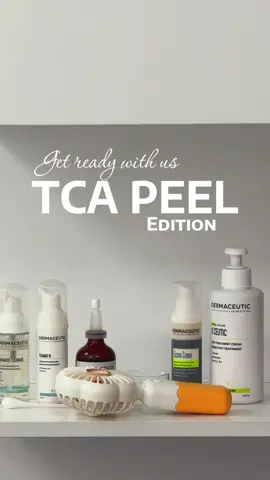 Get ready with us - TCA Peel Edition using Dermaceutic products ✨