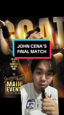 Final match ni John Cena #geektalk #hobbydanezi #WWE #saturdaynightsmainevent 