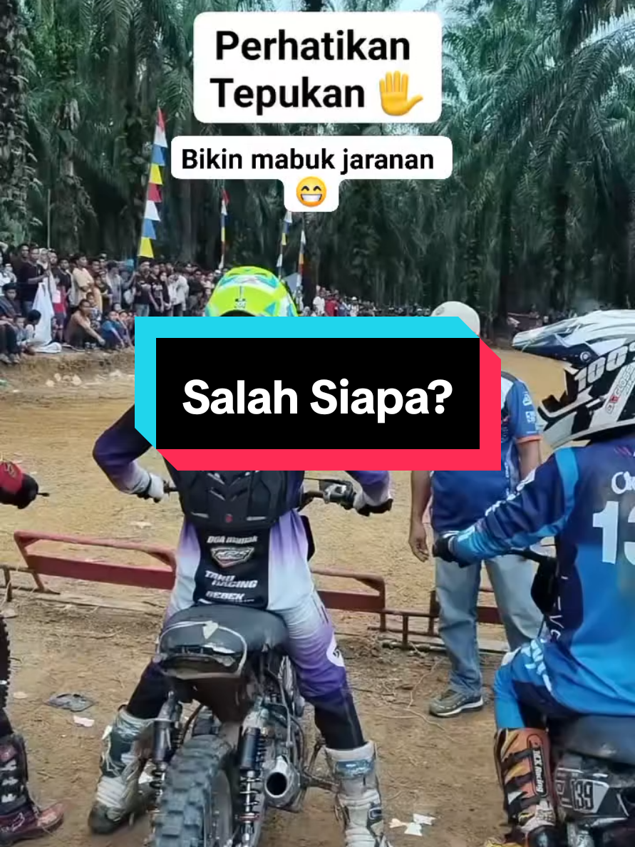 Salah siapa kl begini? #balapan #motor 