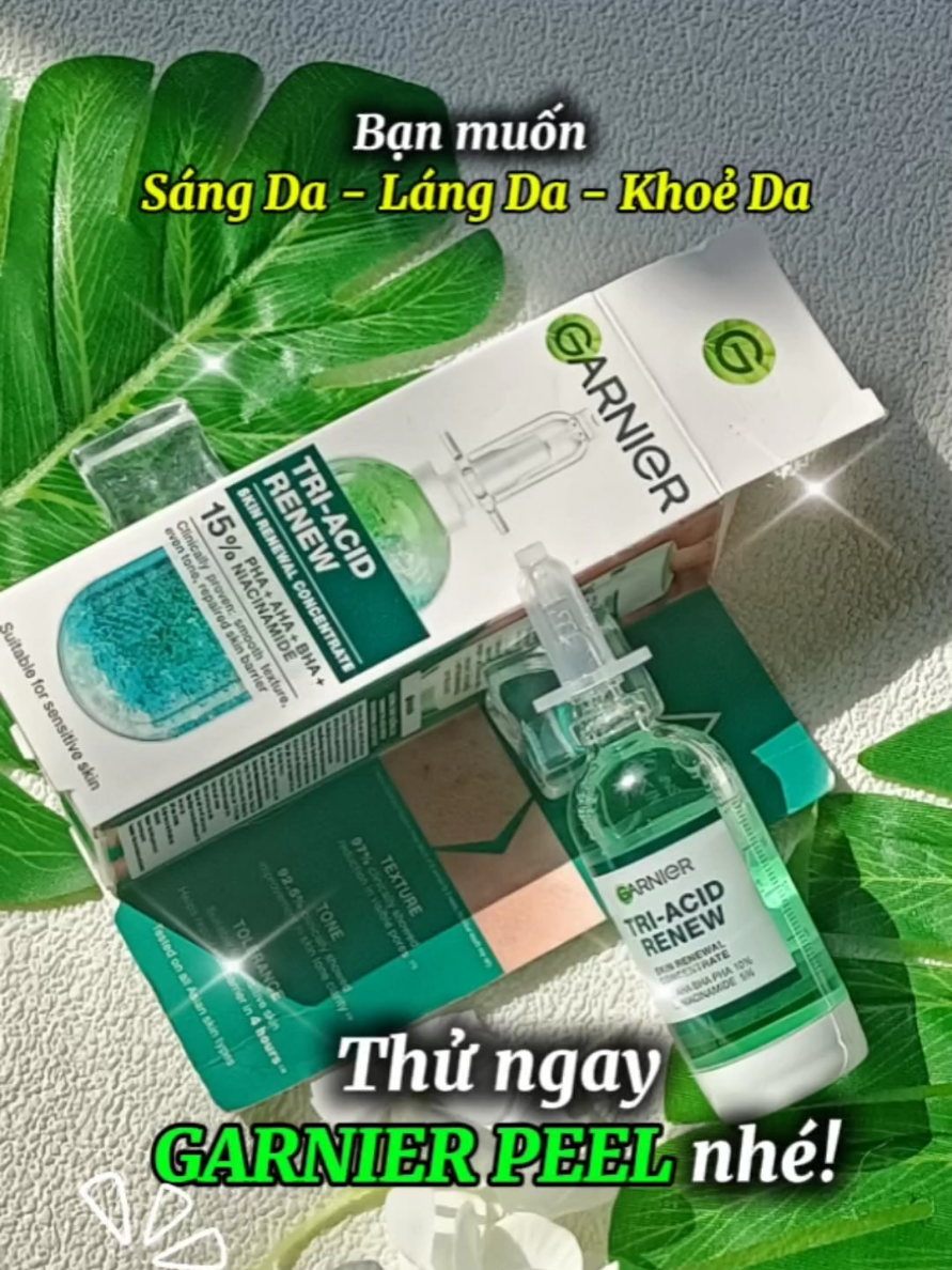 +1 máy FOMO GARNIER TRI ACID SERUM🔥 #chamda #garnierpartner #TikTokFinds #serumpeelxanh #fyp 