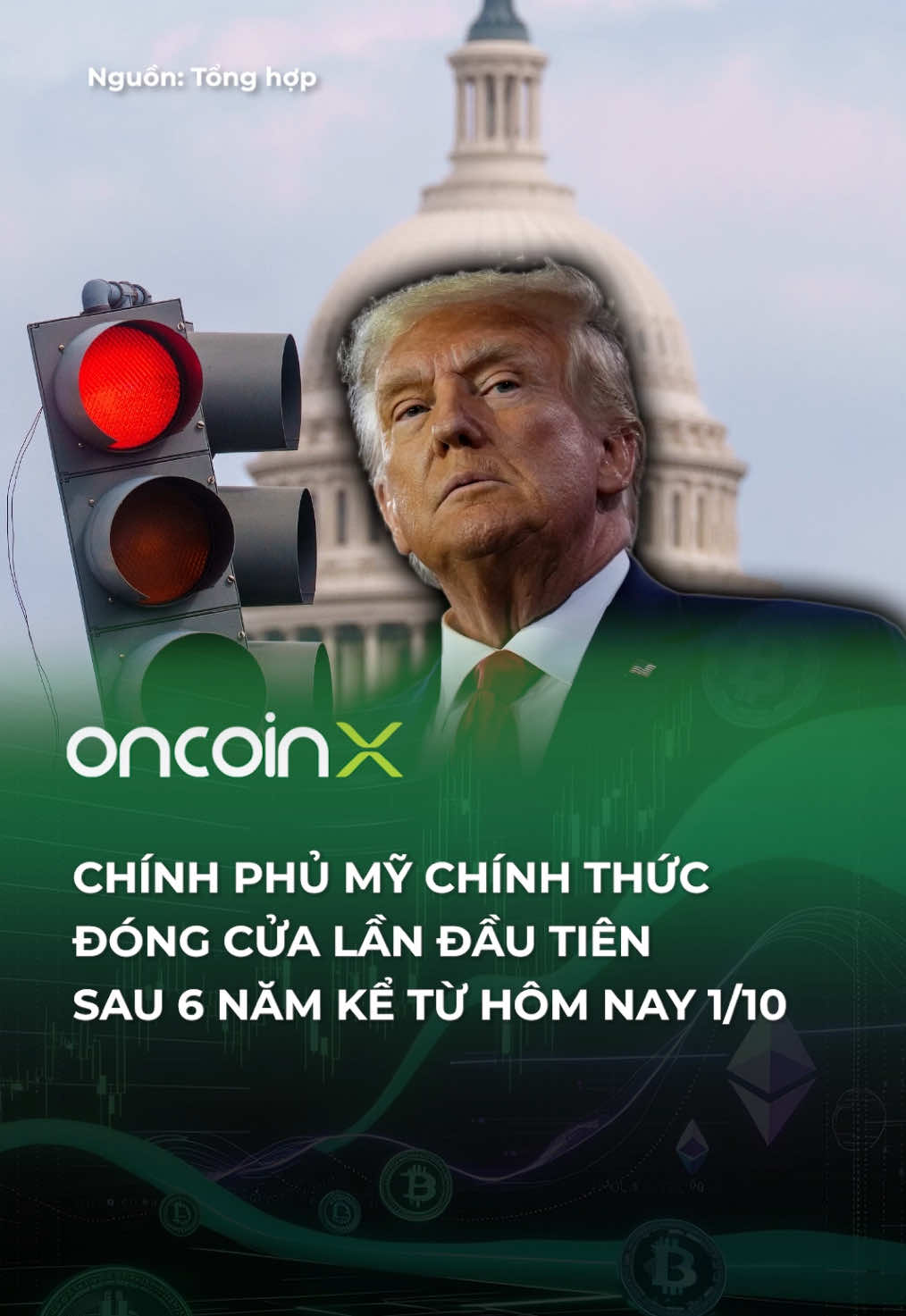 Đợt này được dự báo còn nghiêm trọng hơn 6 năm trước, ko chỉ là đóng cửa, Trump đe doạ sẽ sa thải hàng loạt #oncoinx #trump #chinhphumy #dongcua #closed #shutdown #usgovernment 