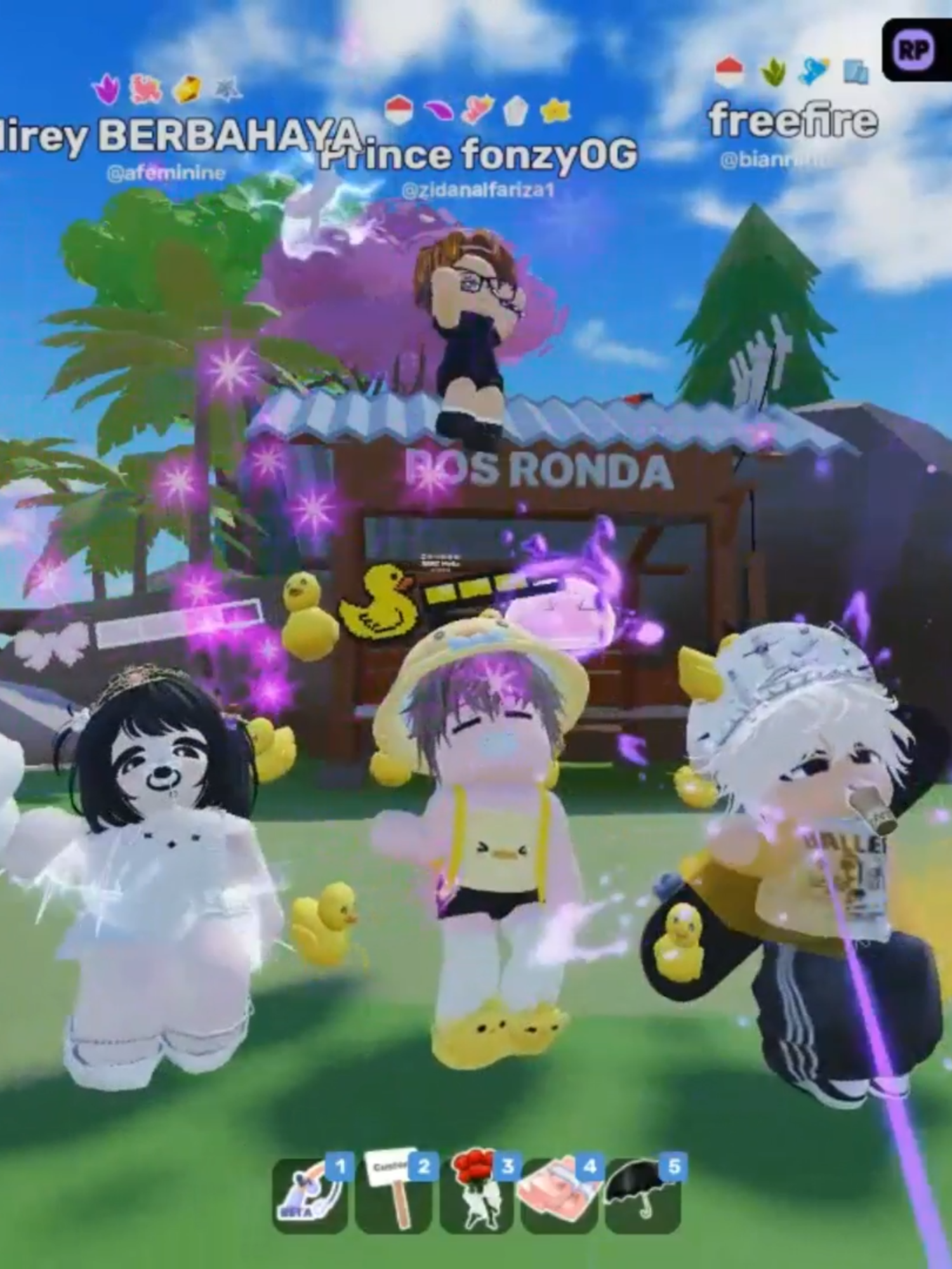 DANCE IN INDOVOICE FT @efeminine 🕺  #roblox #indovoice #fyp #danceroblox