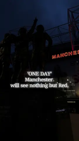 Red is inevitable. #manchesterunited #mufc #redarmy #oldtrafford #reddevils 