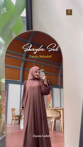Shayla Set 🥰🫶🏻 yg mau seragaman juga bisa yaa ready stok  #gamispolos #gamisceruty #gamisplisket #gamisbusui #gamisjumbo 