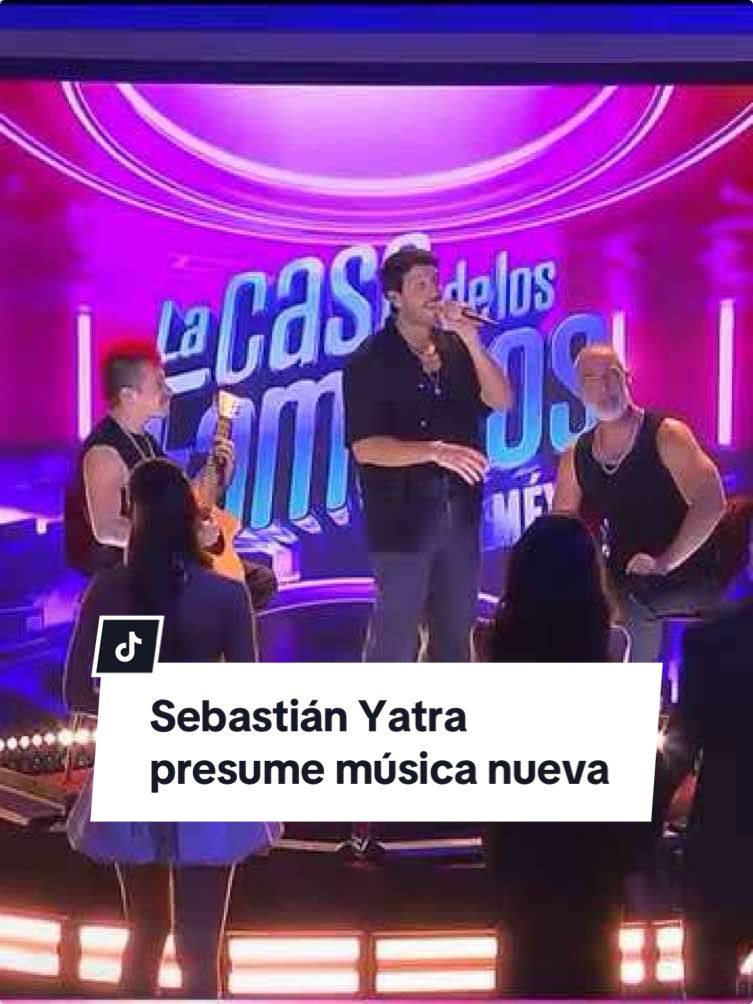 @sebastianyatra les presume colaboración con @belindatok a mis habitantes y los pone a bailar.  Si quieres ver el momento COMPLETO, suscríbete ya a @vix y no te pierdas de nada con el 24/7 🔥 #LaCasaDeLosFamososMx, rumbo a la final, disponible también en #LasEstrellas y #Canal5.