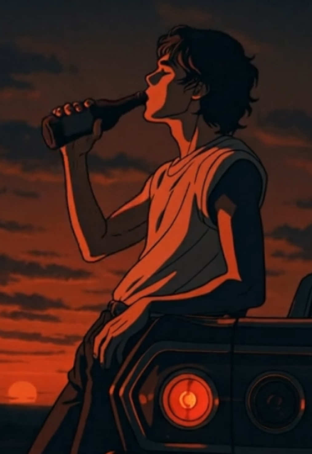Sometimes, life ain’t too bad… #animeaesthetic #anime #aesthetic #indie #ai 