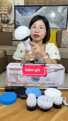 SOARFLY Bàn Chải Làm Sạch Điện, có 5 mức điều chỉnh, có thể kéo dài 1m, làm sạch dễ dàng #hangxinhtuoi #banchailamsachdiendachucnang 
