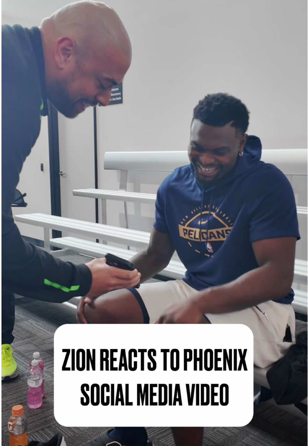 Replying to @SE Melbourne Phoenix   👀😂  #semphoenix #nbl #NBA #zionwilliamson #reacts 