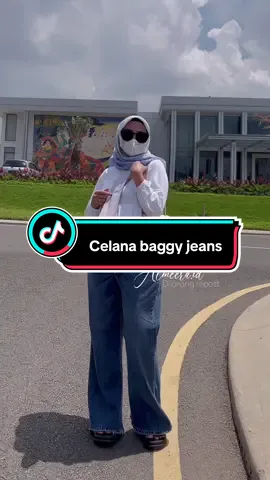 Celana baggy jeans 🦋🦋✨ #baggyjeans #celanajeans 