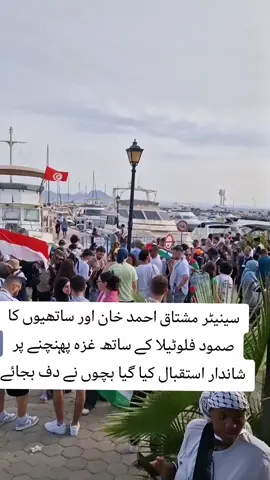 سینیٹر مشتاق احمد خان اور ساتھیوں کا صمود فلوٹیلا کے ساتھ غزہ پہنچنے پر شاندار استقبال کیا گیا بچوں نے دف بجائے#KPK #please #tobbaco #viral #tiktok 