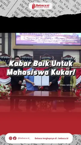 📢 Kabar baik buat mahasiswa Kukar! Setelah APBD Perubahan disahkan, beasiswa untuk 4.000 mahasiswa siap dicairkan 🎓🙌 #BeasiswaKukar #APBD2025 #RendiSol