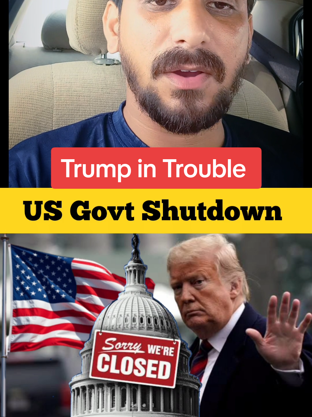 US federal government shuts down after Senate fails to pass funding plans Us government shutdown today #usgovernmentshutdown #usgovernment #trumpintrouble #usa 
