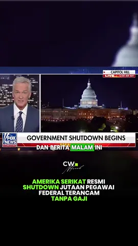 🚨 Amerika Serikat resmi SHUTDOWN! Loh, kok bisa negara 'tutup'? Ini terjadi karena parlemen AS gagal sepakat soal anggaran. Akibatnya, layanan pemerintah yang non-esensial berhenti, jutaan pegawai federal terancam tanpa gaji, dan pasar keuangan bisa bergejolak! 📉 #cryptowave #gabrielrey #triv #foryoupage #fyp 