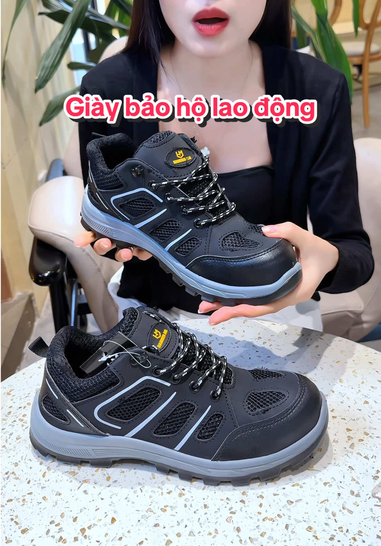 Giày bảo hộ lao động #muataitiktokshop🛍 #giaybaoho #giaybaoholaodong #giaydilam #giaynam 