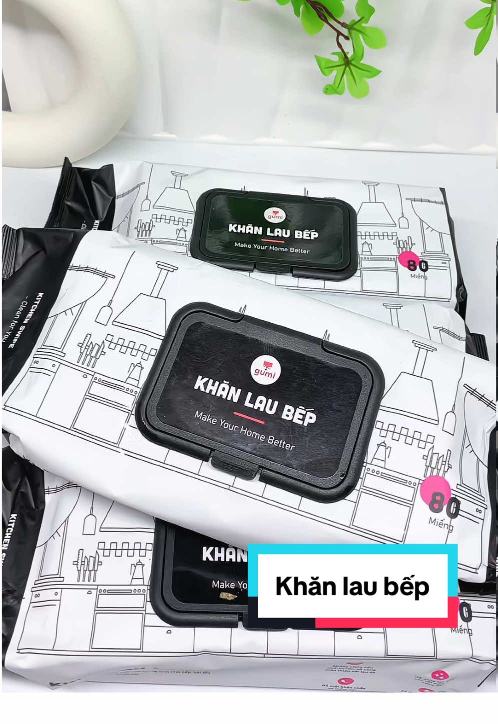 Khăn lau bếp Gumi sạch sẽ, tiện lợi, nhà nào cũng nên cần đó ạ #khanlaubepgumi #gumi #xuhuongtiktok #taphoanhabi 
