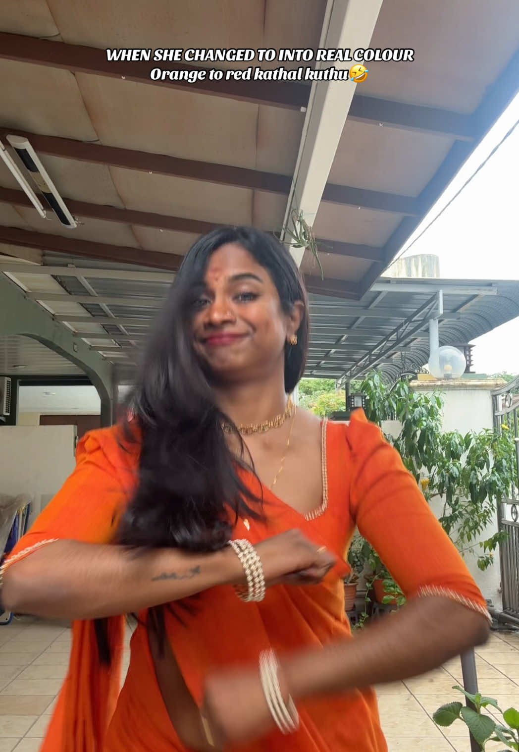 🤣🤣🤣 Saree @Aval Boutique HQ 🍊