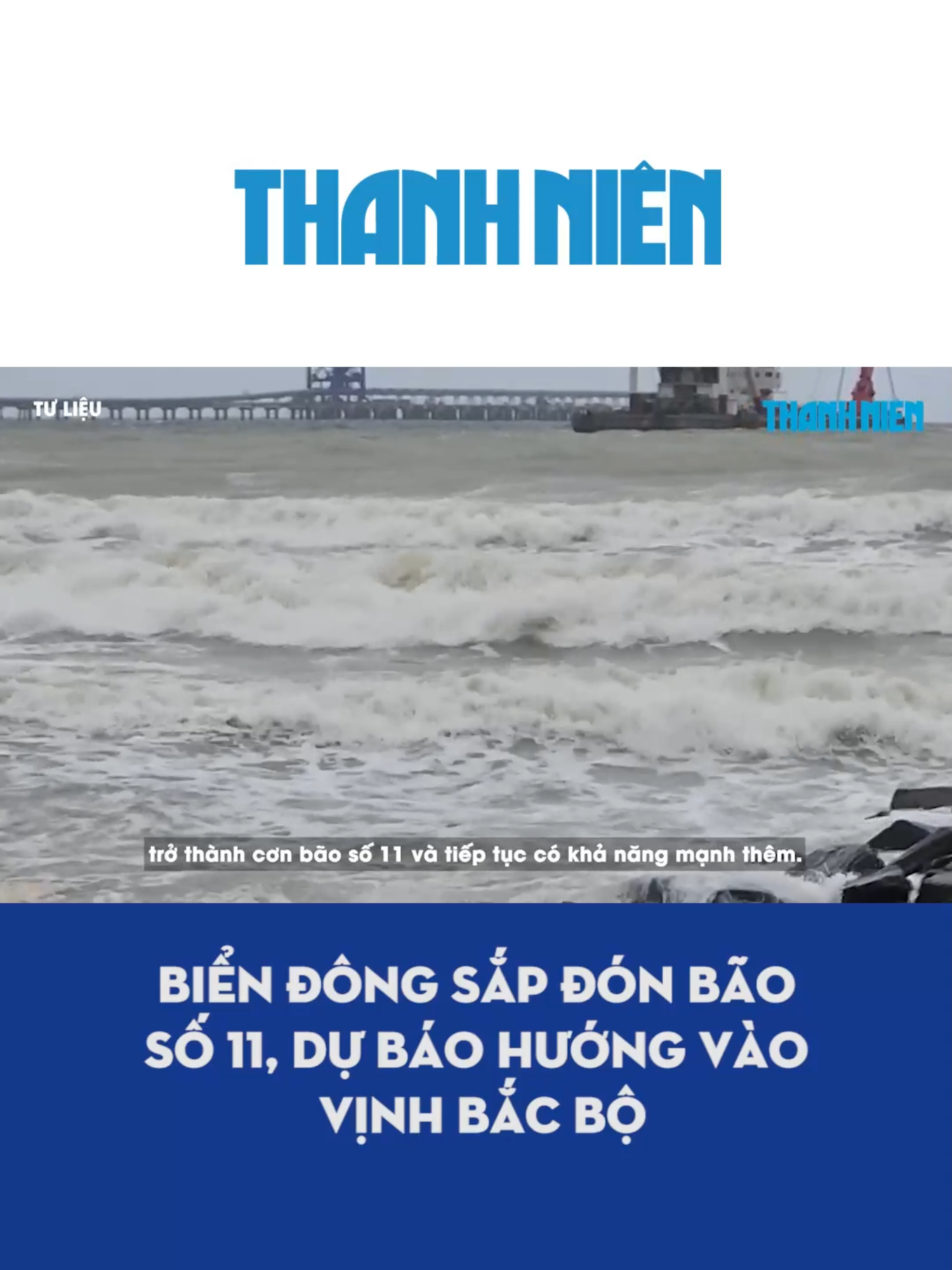 Biển Đông sắp đón bão số 11, dự báo hướng vào vịnh Bắc bộ #tiktoknews #tiktokthanhnien #baoso10 #biendong #baobualoi
