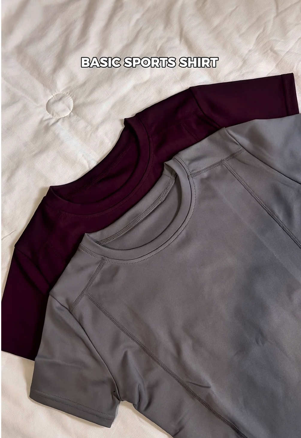 Affordable sports shirt lakas maka sexy!✨ #sportsshirt #drifitshirt #runningoutfit #yogashirt #basicyogashirt 