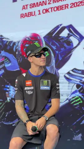 fabio at sma2🤯 #motogp #yamaha #fabioquartararo20 #mandalikacircuit 