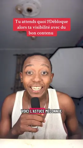 Débloque alors ta visibilité avec du bon contenu @Vendeur Numérique 2.0  #monetisation #monetisationtiktokafrique #monetisationtiktok 