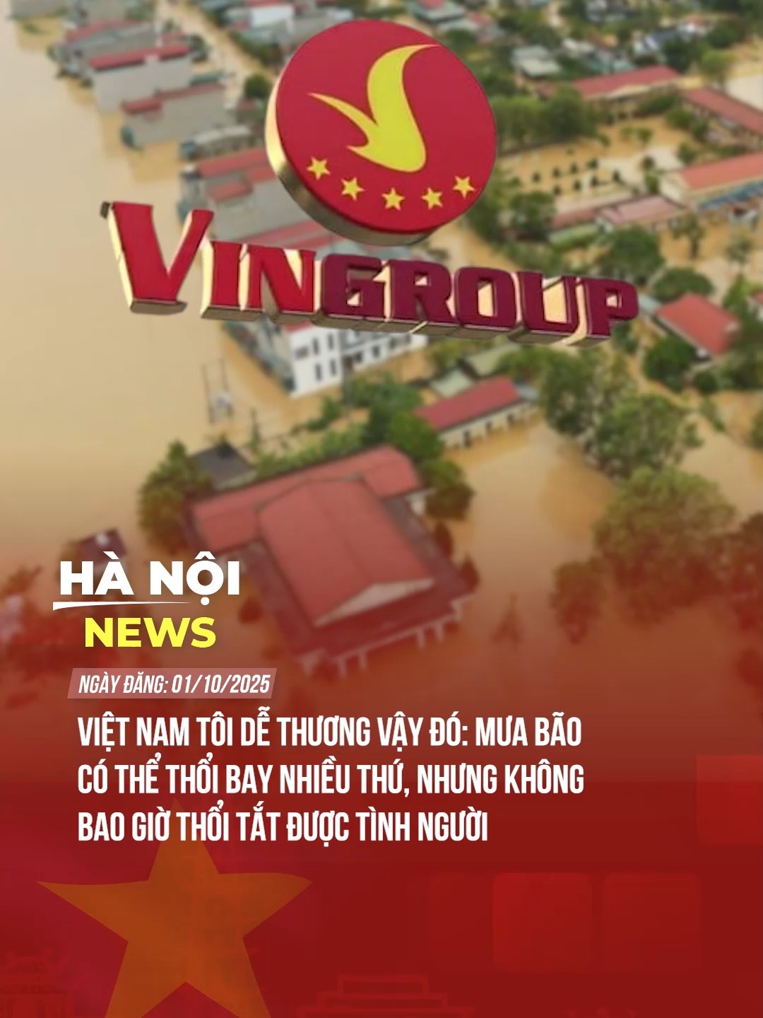 VINGROUP HỖ TRỢ KHẨN CẤP 500 TỶ ĐÔNG CHO ĐỒNG BÀI BỊ THIỆT HẠI DO BÃO SỐ 10 #hanoinews #tiktoknews #theanh28