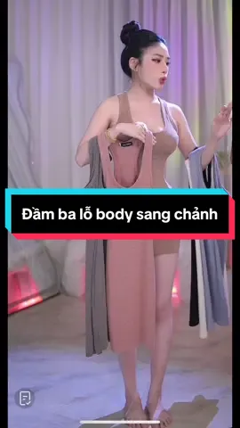 Đầm ba lỗ body sang chảnh#thuyxinhlunglinh996 #thoitrang #dambodytondang #dambalo 