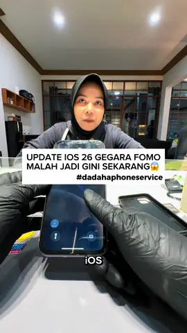 Update IOS 26 karena FOMO, malah bermasalah😭 #service #iphone #apple #ugreenbyasteros #asterosofficial 