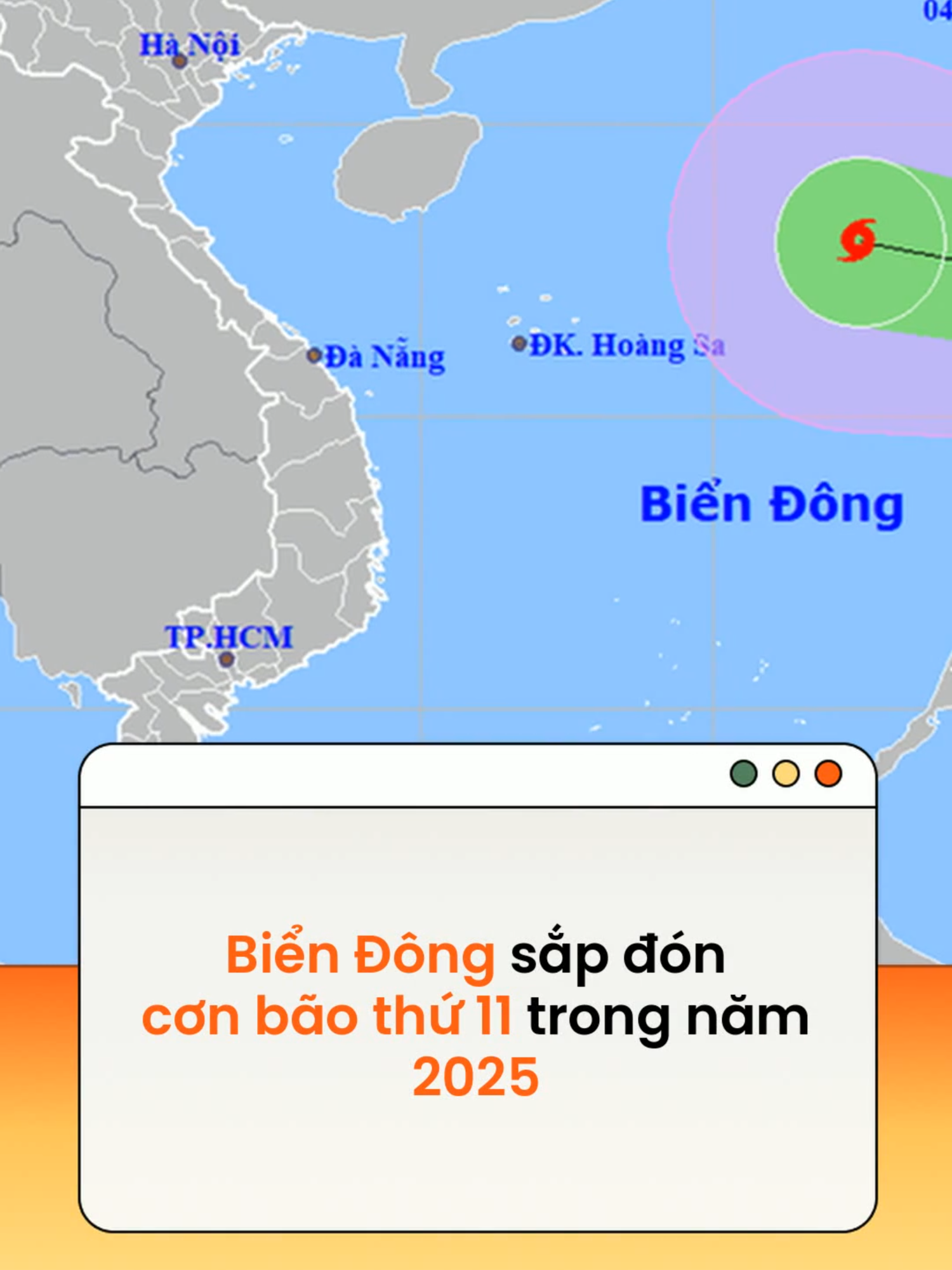 Áp thấp nhiệt đới gần Biển Đông sắp mạnh thành bão, khả năng sẽ di chuyển vào khu vực biển này trở thành cơn bão số 11 #news #amm  Theo VTC NEWS