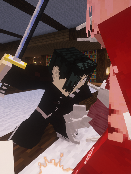 Muzan não tankou o Goat 🐐#Minecraft #kimetsunoyaiba #fyp #demonslayer