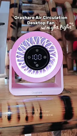 No more SANA ALL na this time this digital fan is super silent fan ang ganda #tiktokshopontrend #orashare #desktopfan #rechargeablefan #electricfan 