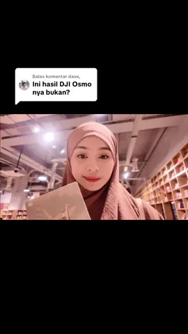 Membalas @dave, ini hasilnyaa 🙂‍↔️🤭🤭 #djiosmopocket3 