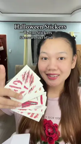 #halloweenmakeup #halloweenstickers #halloweensticker #halloweencostume #tattoosticker disclaimer: tatoo sticker for halloween, fake blood, fake scars 