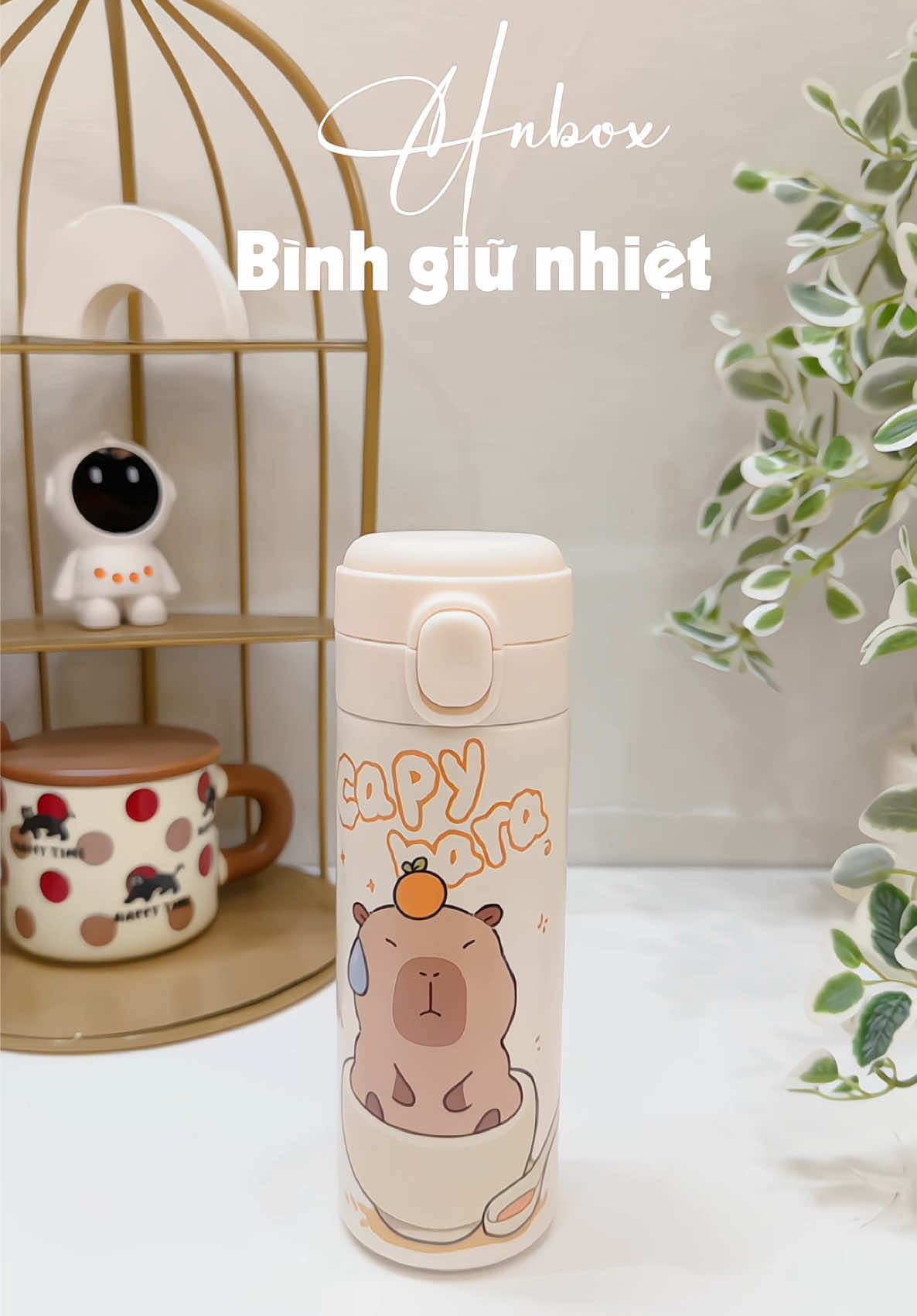 Bình giữ nhiệt  cute quá nè các bà giữ nhiệt ok với inox 304 nha#binhgiunhiet #binhgiunhietcute #fyp #xh #viral 
