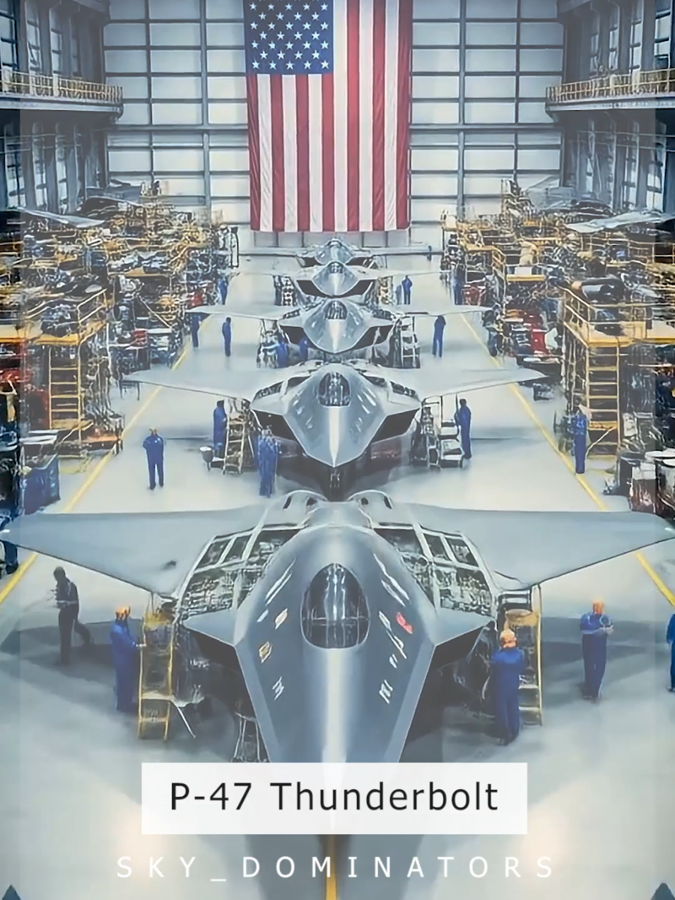 P-47 Thunder Bolt | Fighter Jet Making #fighterjet #tiktoktrend #thunder #fyp #aerospace 