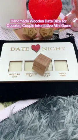 Couple fun in a dice: Solid wood, endless romantic moments.#couples #loveyou #giftideas #relationships #boyfriend 