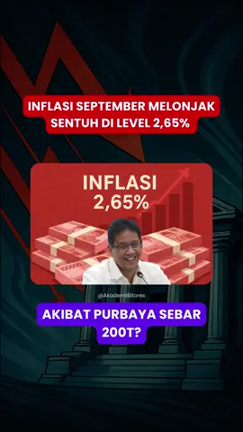 📊 Inflasi September 2025 naik 0,21%! Harga cabai merah 🌶️ & daging ayam ras 🍗 jadi biang utama, masing-masing sumbang inflasi 0,13%. Tak berhenti di situ, emas perhiasan 💍 dan rokok 🚬 juga ikut mendorong kenaikan harga. Biaya kuliah 🎓 pun makin menekan dompet masyarakat. Secara tahunan, inflasi tembus 2,65% (yoy) dengan kalender 1,82% 📈. Daya beli makin tergerus, harga kebutuhan pokok makin terasa berat 😓. Apakah harga pangan bakal terus naik hingga akhir tahun❓🤔 ‼️Disclaimer : Postingan ini hanya bertujuan untuk edukasi, Bukan ajakan membeli atau menjual aset investasi ____ #inflasi #hargaayam #hargacabai #bps #ekonomi #rupiah #emas #rokok #biayahidup #ekonomirakyat #AkademiBitorex #akademibitorex_ltd 