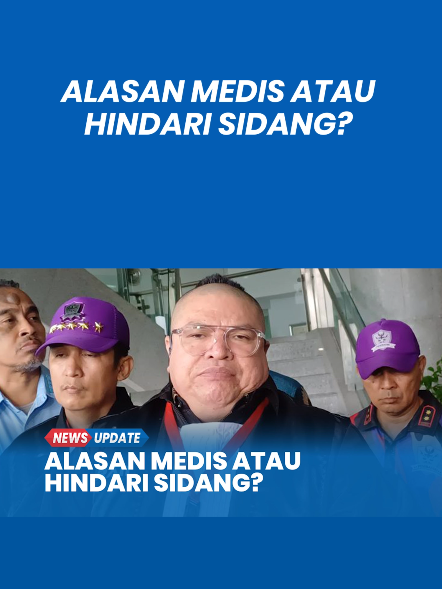 Razman Arif Nasution Tak Hadir Sidang Vonis, Ada Sumbatan di Otak Jadi Alasan #tribunjateng #trending #fyp