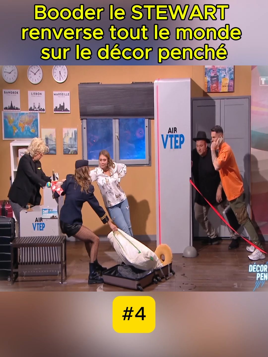 Booder le STEWART renverse tout le monde sur le décor penché. Partie 4 #Fyp #Viral #Foryou #Pourtoi