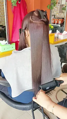 WARNA Rambut BROWN  #catokanrambut #salonviral #potongrambut #fyppppppppppppppppppppppp #warnarambut 