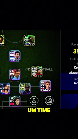 O time ficou brabo 😍 elenco da prefeitura de respeito tropa!! 😎🤯 #efootball #efootballmobile #futebol  