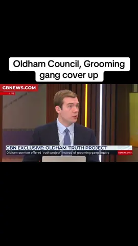 'It doesn't have anywhere near the same powers of an inquiry.'  GB News National Reporter Charlie Peters reports on the Oldham grooming gang inquiry being shelved in favour of  a so-called 'truth project', adding 'that's not what people in the town want. #british #child #safety #fyp #viral 