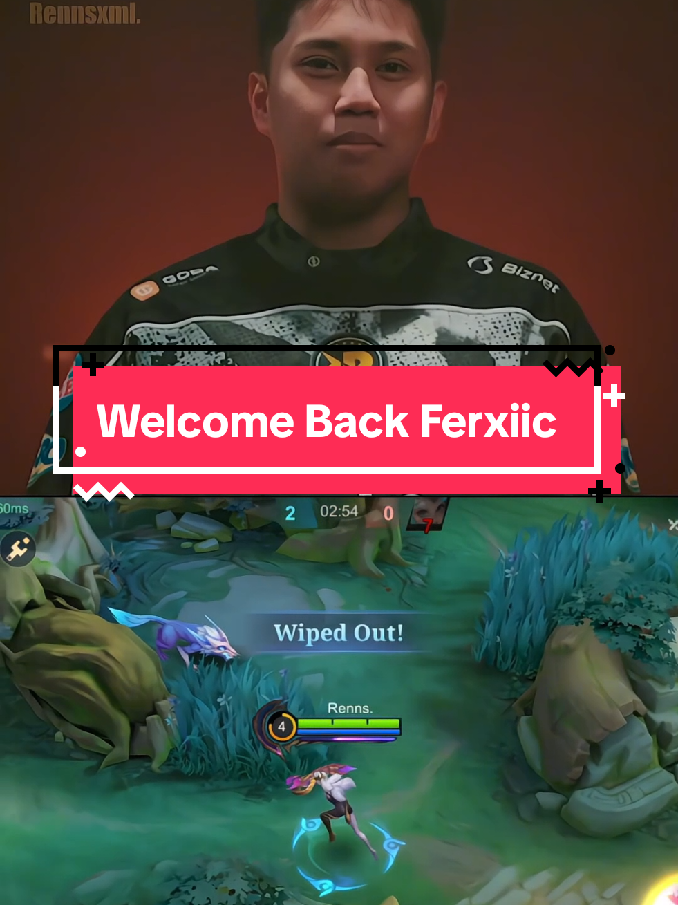 Resmi!! Welcome back RRQ Ferxiic😱 GoodLuck cil #rrqhoshi #ferxiic #NEXTJagoanMabar #MLBBNEXT2025 