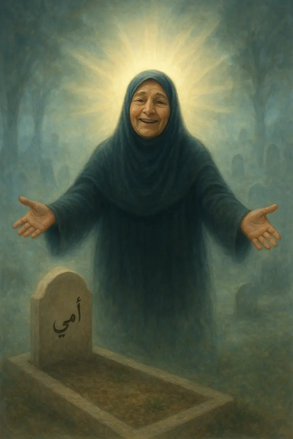يمّه، صرنا نقف على قبور أرواحنا قبل أن نُدفن، كأن الموت لم يعد حفرةً في الأرض بل غصّة في الصدر لا تغادر. أيّنا الميت حقًا؟ من واروه التراب فاستراح، أم نحن الذين تُركنا نتقلب على جمر الفقد، نُعدّ الأيام وجعًا بعد وجع؟ الحياة بعد رحيل الأحبّة ليست حياة، بل امتحان قاسٍ يتجدد مع كل نفس، مع كل لحظة نتذكّر فيها دفء اليد وصوت الحنان. الميت نجا من قسوة الدنيا، أما نحن فما زلنا نحمل أوزار الحنين ونكابد سكاكين الغياب. يمّه، حقًا: الميت بيننا نحن، والوجع أكبر شاهد. اخ يايمه ياروحي 😭 😭 😭 تعبت حيل 😭😭😭😭
