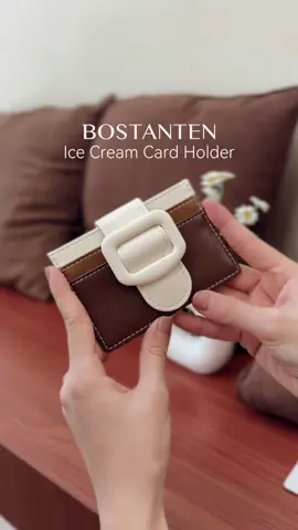 Unboxing the cute #IceCreamCardPouch in choco🤎  Which ice cream flavor you like the most?🍦🍨 #Bostanten #Fyp #PromoGuncang1010 #Dompet  
