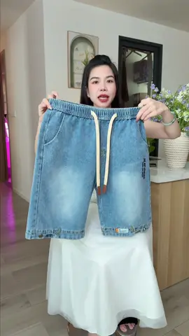 Quần short jean lửng. #quanshort #quanshortnam #quanshortjean 
