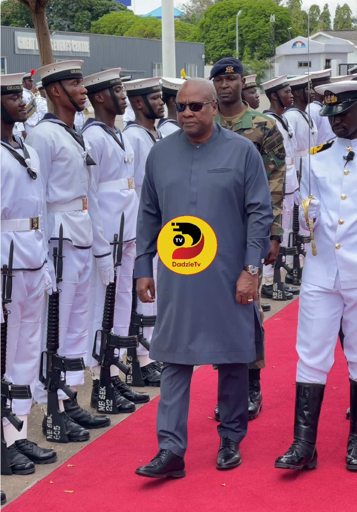 UPDATE | Watch how President Mahama arrived at National Cybersecurity Awareness official Opening 