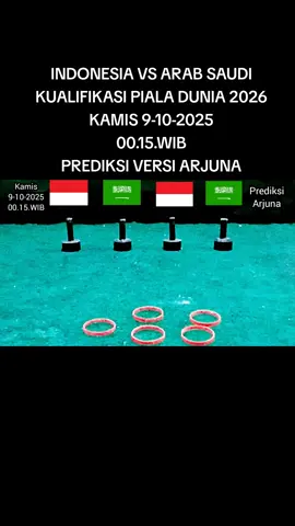 INDONESIA VS ARAB SAUDI KUALIFIKASI PIALA DUNIA 2026 PREDIKSI JITU VERSI ARJUNA