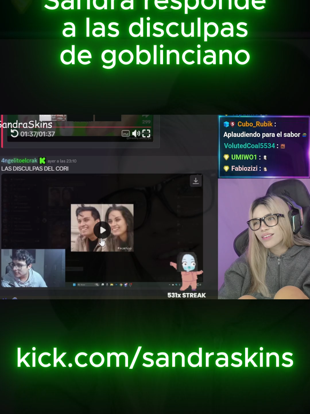 sandra responde a goblinciano #sandraskins #smashdota #smash #dota2 #kickperu #kickstreaming #fyp #fypシ゚viral #fyppppppppppppppppppppppp