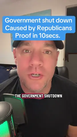 if Democrats caused the government shutdown why does the Republicans control the house and the Senate if Democrats were the reason why the government is shutdown right now 